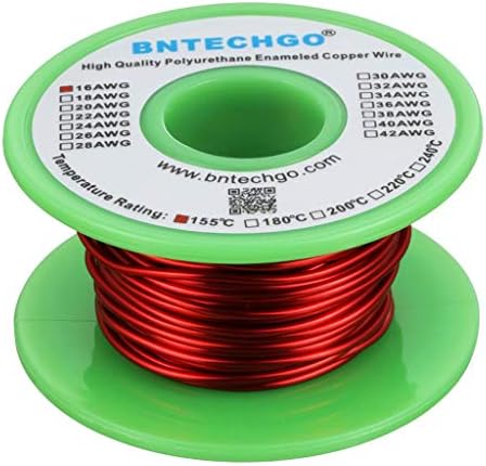 16 AWG Magnet Wire - Enameled Copper Wire
