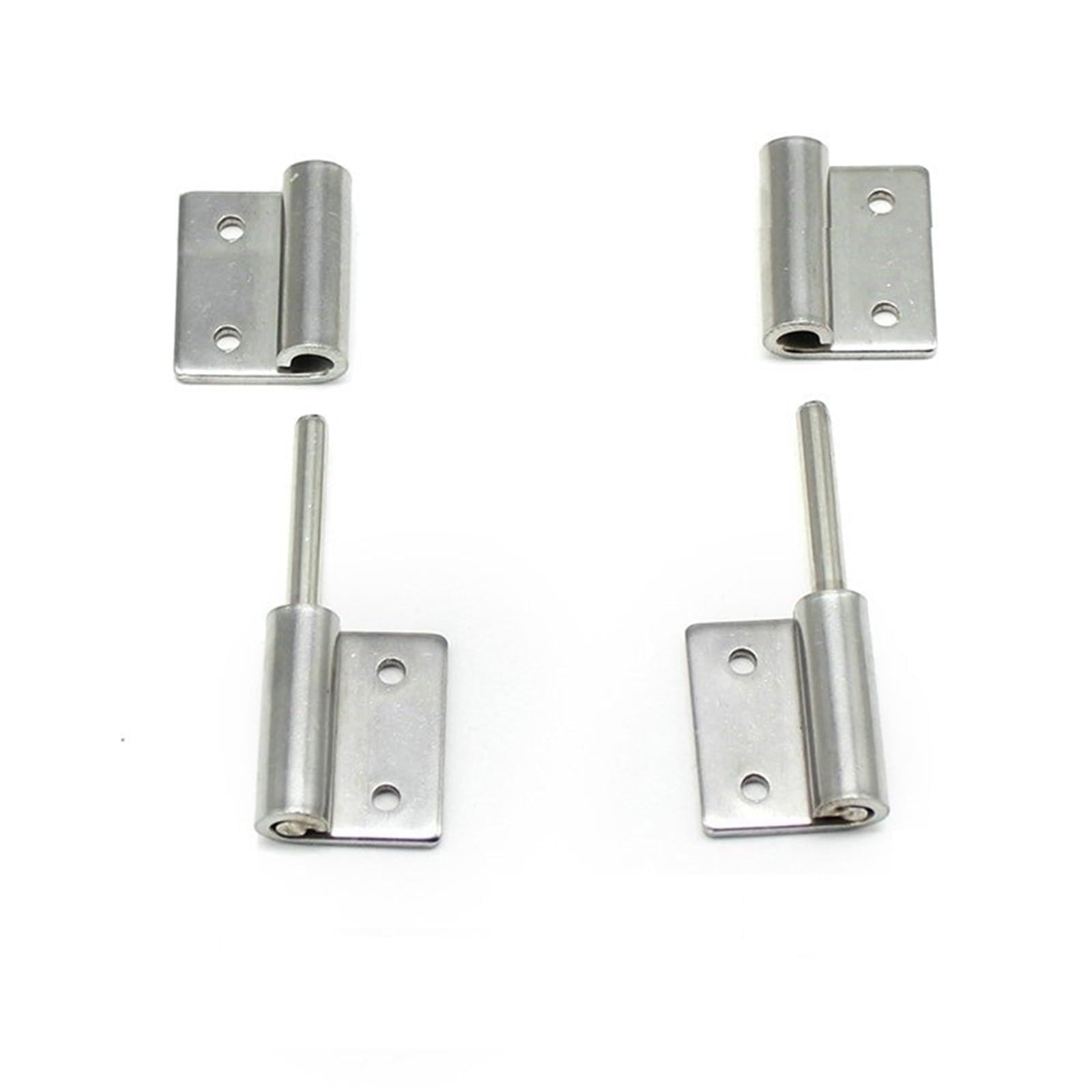 NYRXRYTCA XJJ-401-3 Distribution Box Door Detachable Hinge Switch Cabinet Communication Equipment Control 1Pcs(Iron-Left)