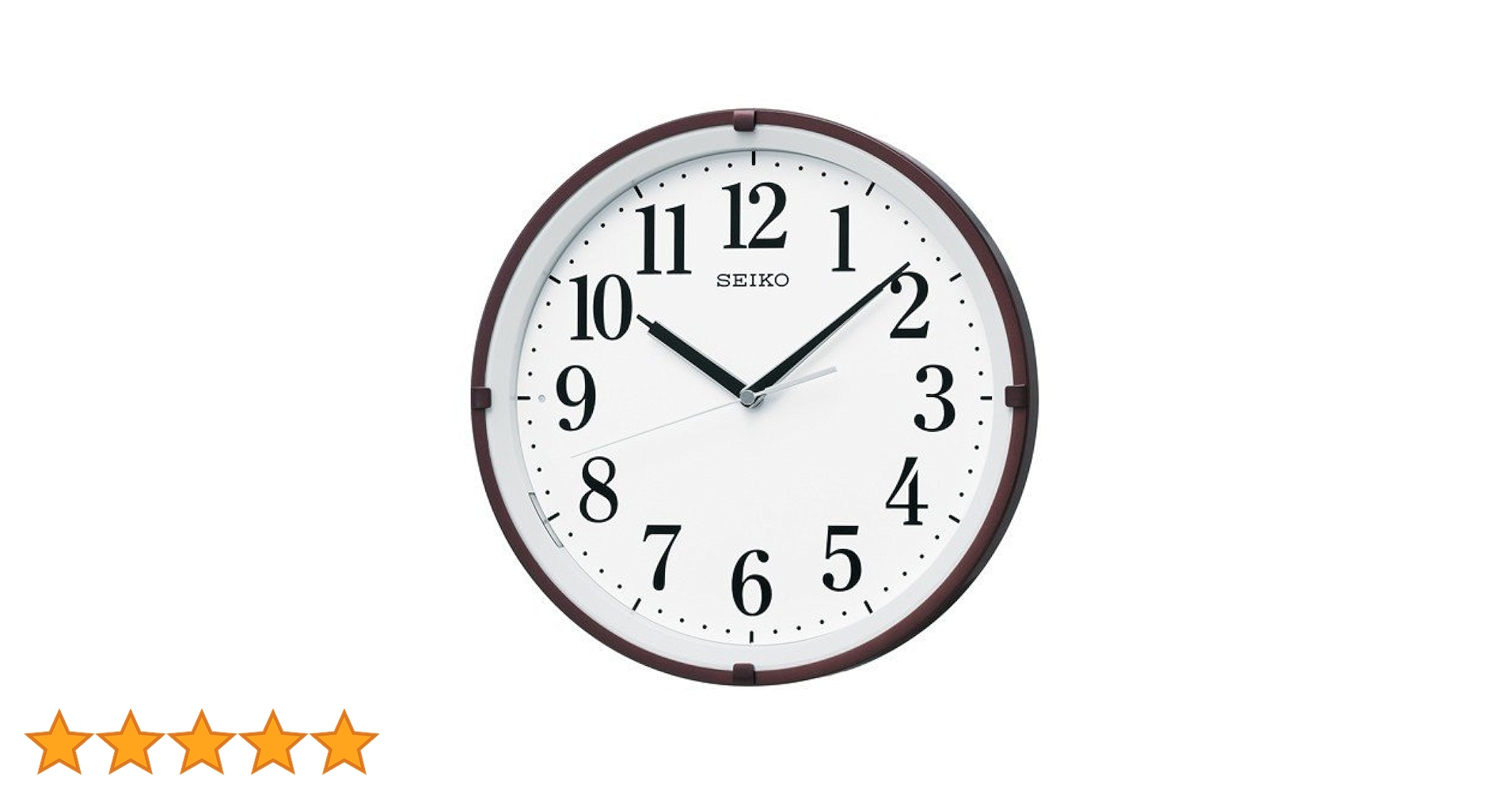 Amazon.co.jp: SEIKO セイコー 夜光 電波 掛け時計 KX205B