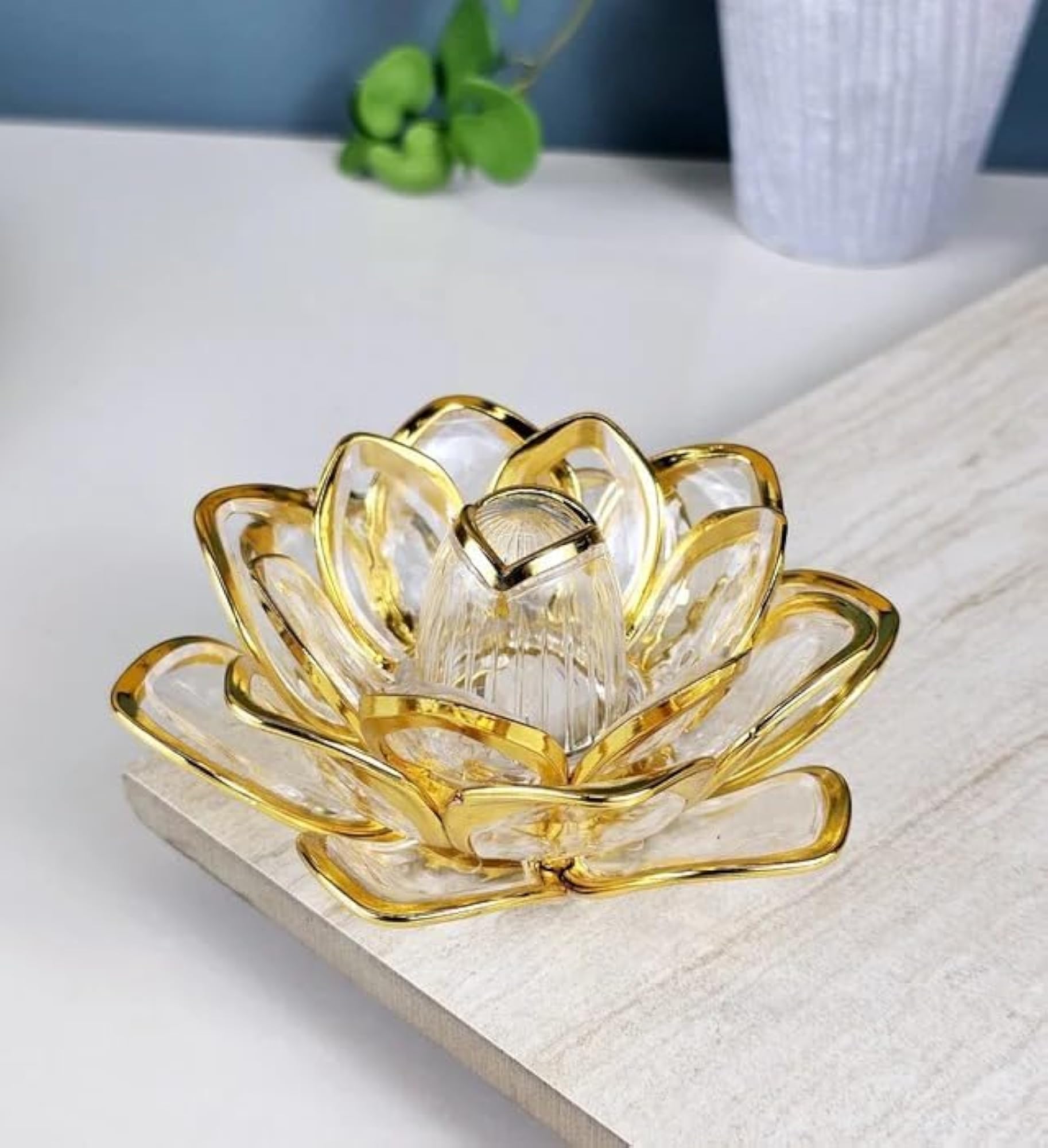 LED Lotus Tealight Candle, Pack of 2