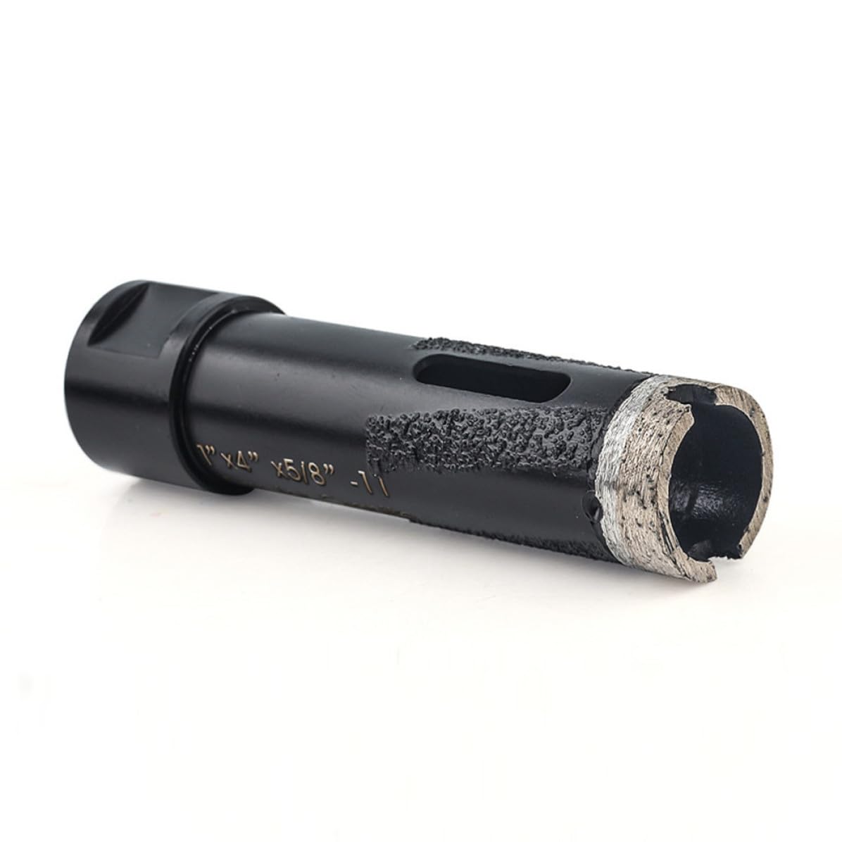 VILLCASE Broca de Diamante para Mampostería y Granito Resistencia al Desgaste y Perforación Suave para Proyectos de Construcción y Uso Profesional Color Negro