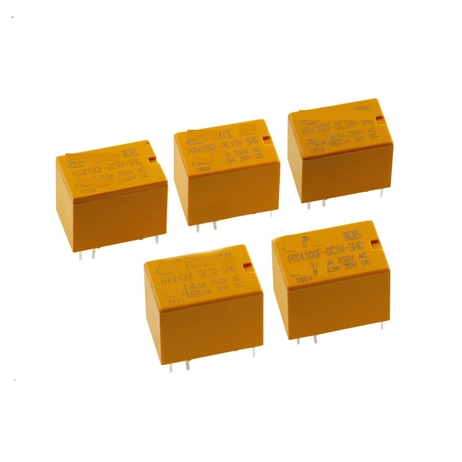 QEFHSVVZE 20Pcs HK4100 Relay HK4100F-DC5V-SHG HK4100F-DC9V-SHG Hk4100f-DC3V-SHG HK4100F DC5V SHG HK4100F 3V DIP6 3A