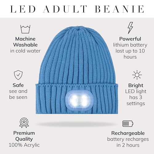 Image of HEAD LIGHTZ Adults Beanie with Light