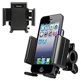 Insten Bike Mount, Bicycle Phone Holder Ram Mount for iPhone 7/ 7 Plus/ 6S/ 6S Plus, Samsung Galaxy On5 / S7 Edge/ S7, LG G5 / Nexus 5X & more, Black