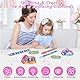 AUAUY 6 Stück Diamond Painting Kinder Armbänder, Geschenk Mädchen 6 7 8 9 10 Jahre, Armbänder Bastelsets Kinder Selbst Machen Geburtstagsfeier, Geschenke für Mädchen Spielzeug ab 6 Jahre Geburtstag