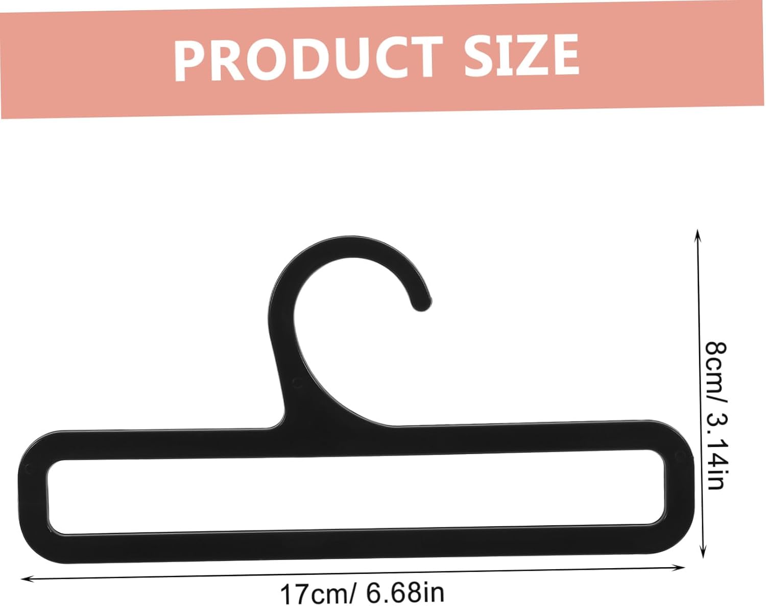 Plastic Scarf Organizer Hangers 10pcs for Belts and Accessories