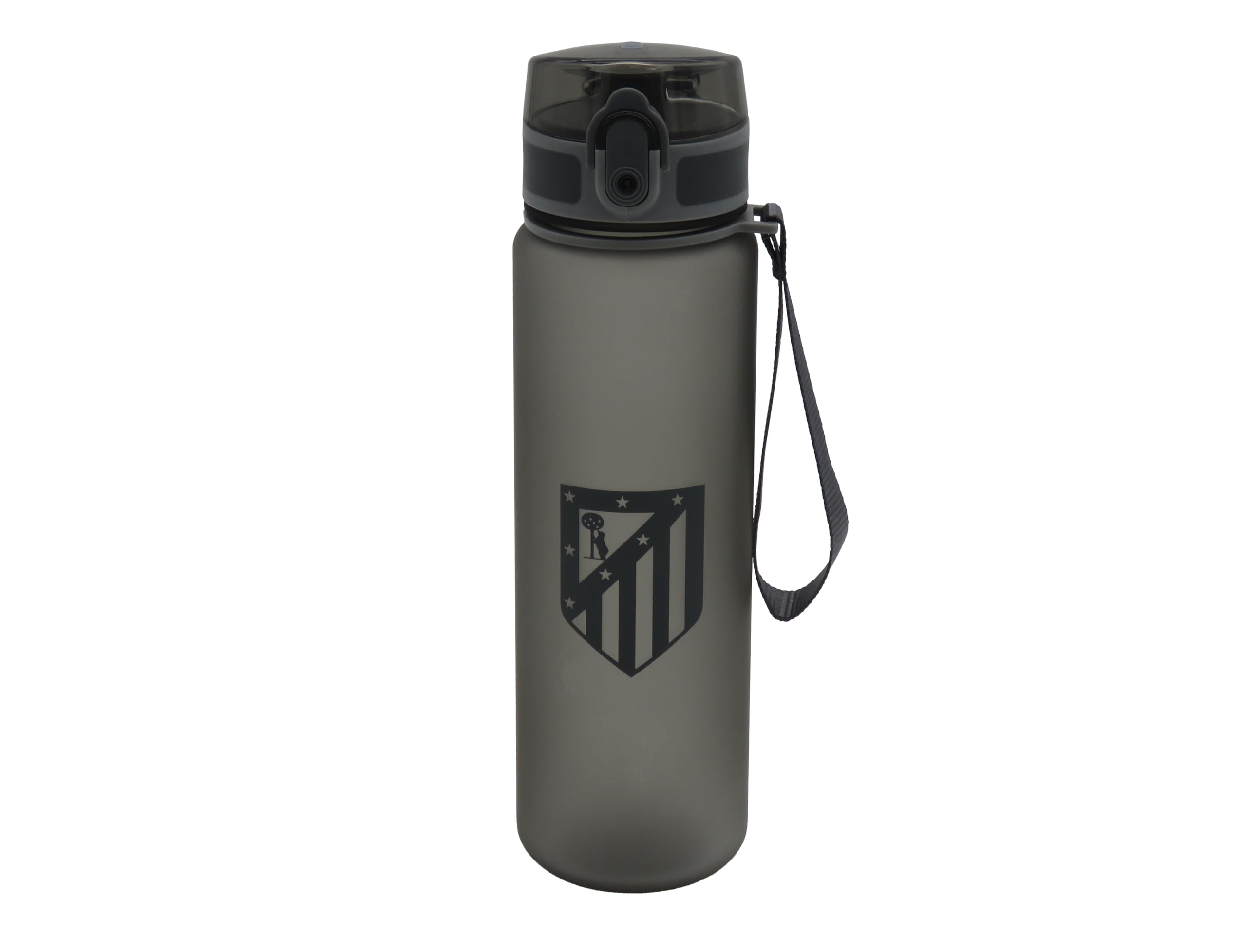 CYPBRANDS Atlético de Madrid, Water Bottle, Sports Bottle, Water Bottle, Black, Official Product