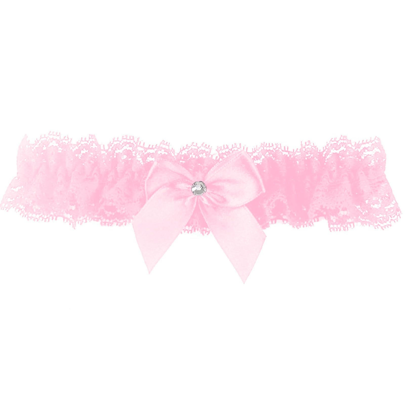 Ealafee Women's 0-Pink Rhinestone Blue Garters For Bride Wedding Garter Set For Bride Bridal Garter Leg Thigh Blue, One Size