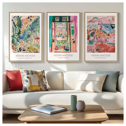 Framed Vintage Matisse Wall Art Set