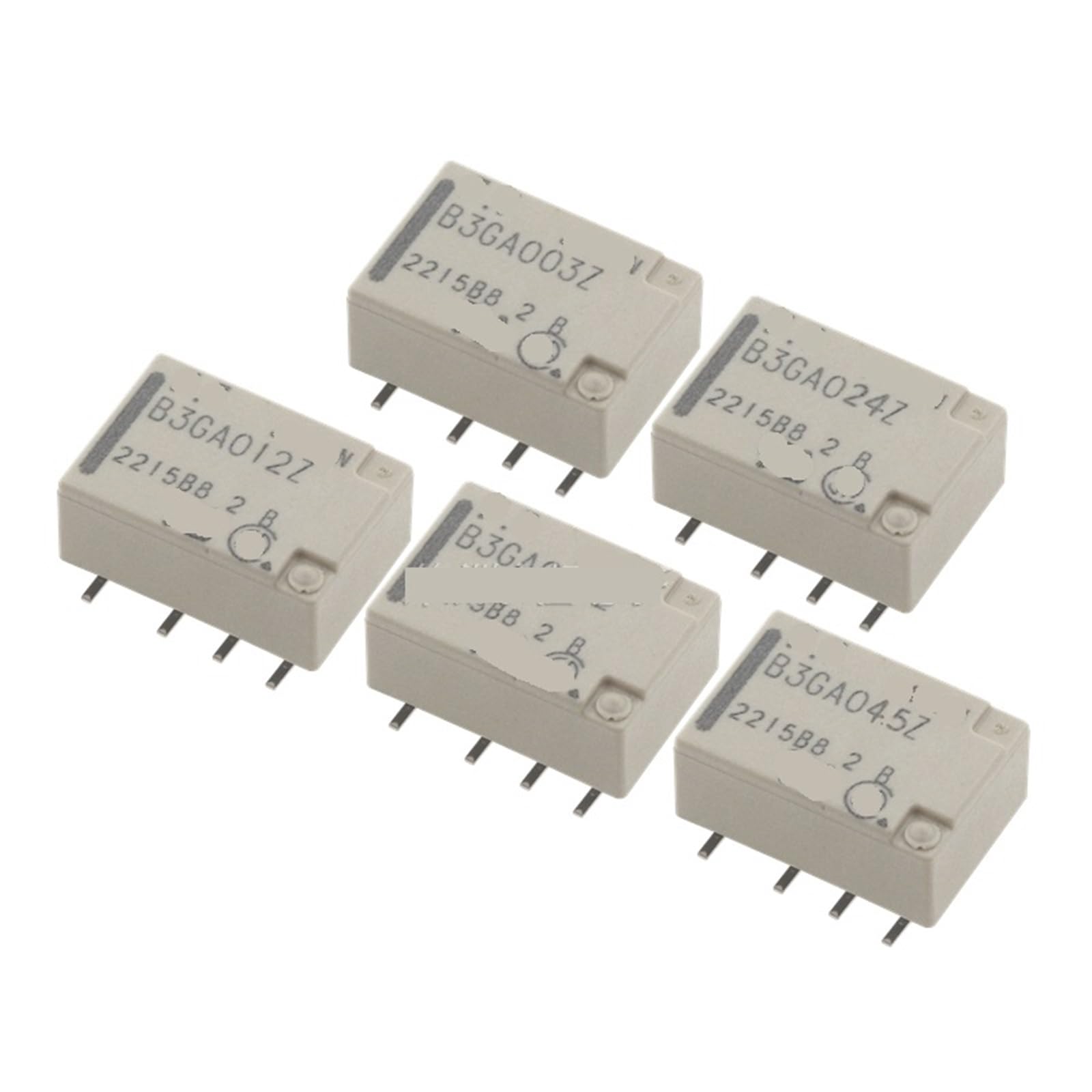 Relais B3GA012Z 12V à 8 broches pour une commutation électronique stable