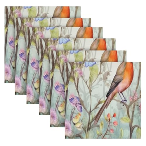 Servilletas de Tela Satinadas Set de 6 50.5x50.5 cm miniatura 6