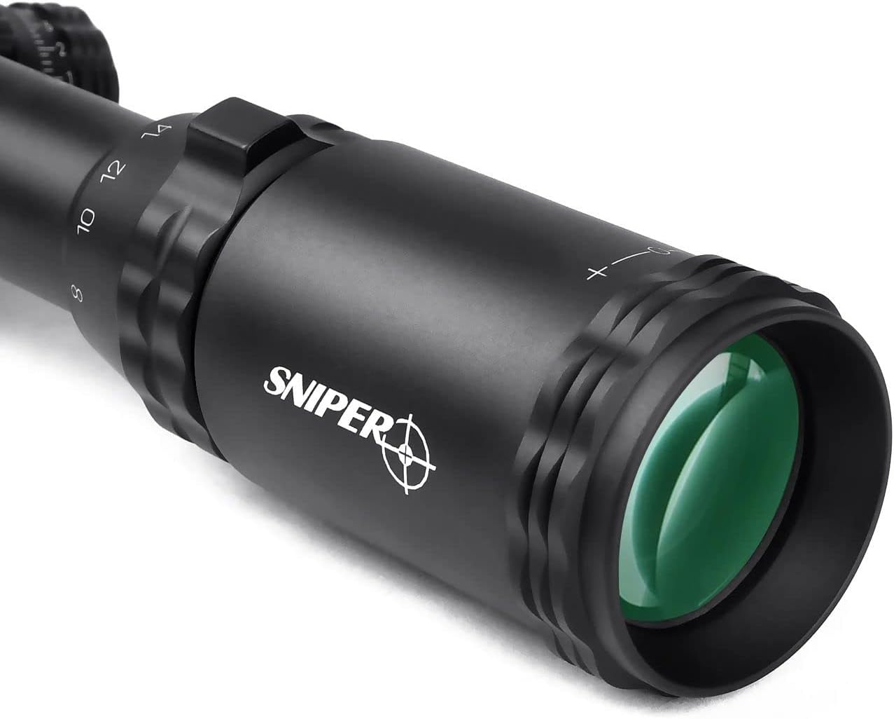 LT4-16x50AOL Hunting Rifle Scope/Red, Green Illuminated Mil Dot Reticle/Fully Multi-Coated Lens/Wind and Elevation Adjust/Front AO Adjust for fine Tuning/3" Sunshade (LT4-16x50AOL)