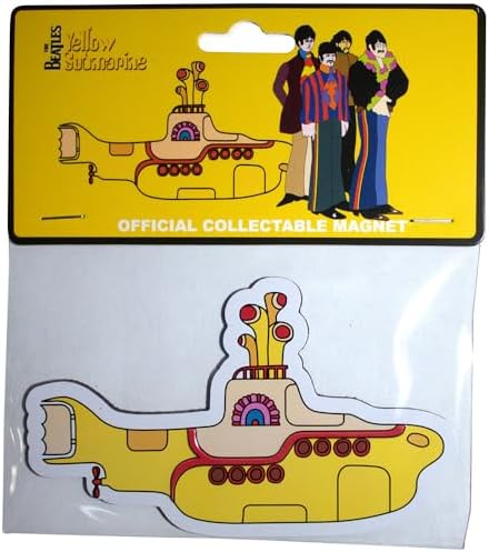 The Beatles Yellow Submarine Embossed Fridge Magnet Size One Size image 4
