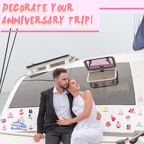 Decoraciones magnéticas para puertas boda 19 piezas miniatura 6