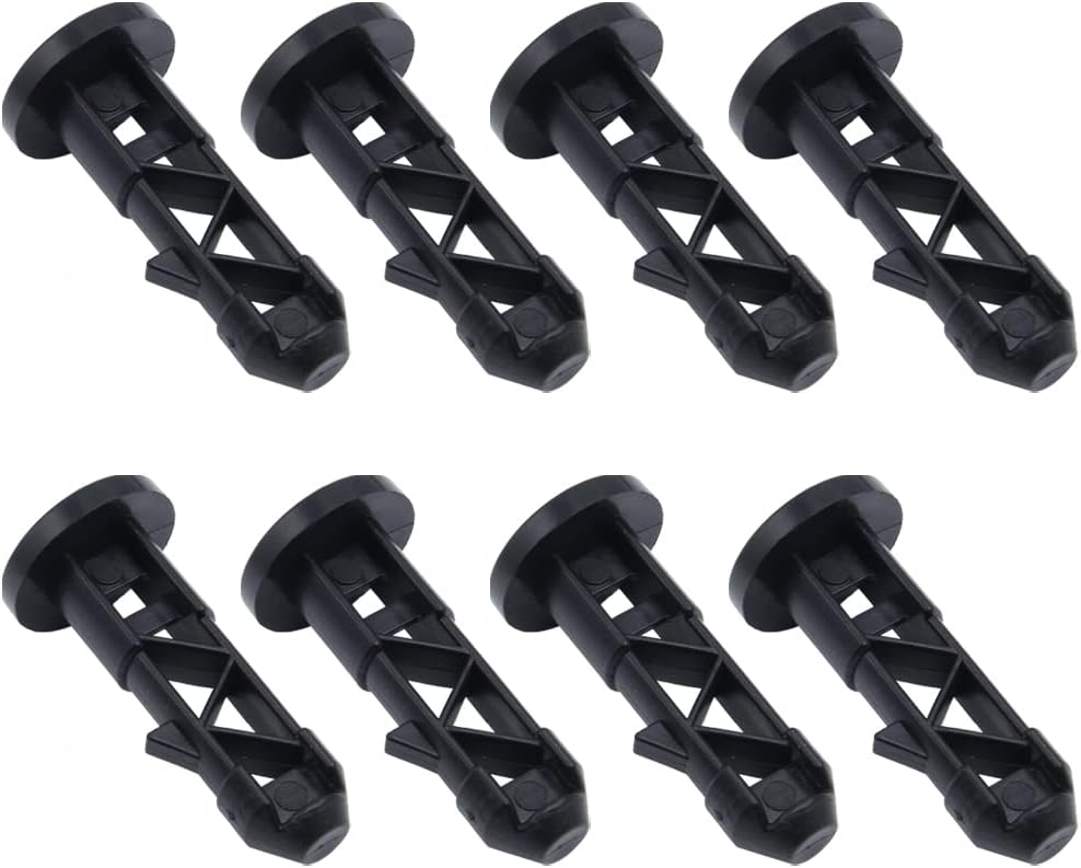 ManYing 8 Pcs Wheelie Bin Lid Hinge Pins Plastic Hinge Pins Universal Bins Accessories for