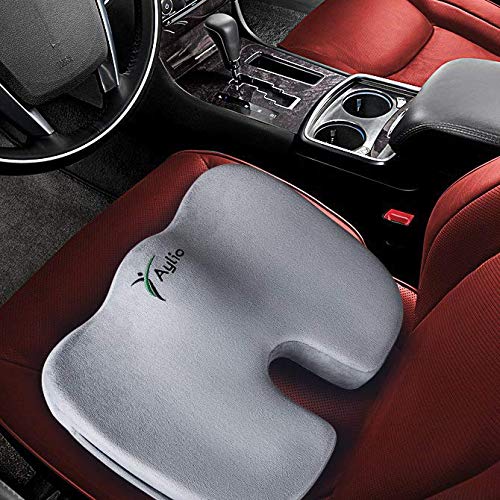 Aylio 0L-9ULV-QXNJ Seat Cushion For Desk Chair - Back Pain, Tailbone Relief, Coccyx, Butt, Hip Support - Ergonomic Office Chair Sciatica Car Pillow thumb #5
