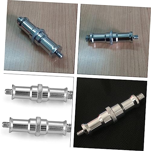 Image of Tofficu 6pcs 1 /4 to 3 /8 Threaded Screw Adapters for Light Stands Cold Shoe and Hot Shoe Mounts for Photography and Video Equipment