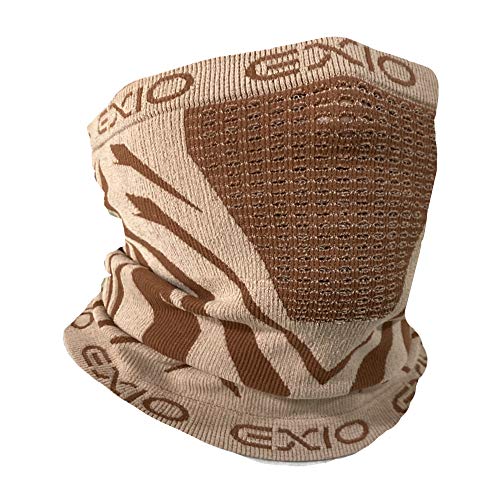 EXIO Winter Neck Warmer Gaiter/Balaclava (1Pack or 2Pack) - Windproof Face Mask for Ski, Snowboard (12. DESERT (1pack))