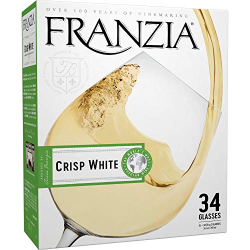 Franzia Crisp, White Wine, 5 Liters
