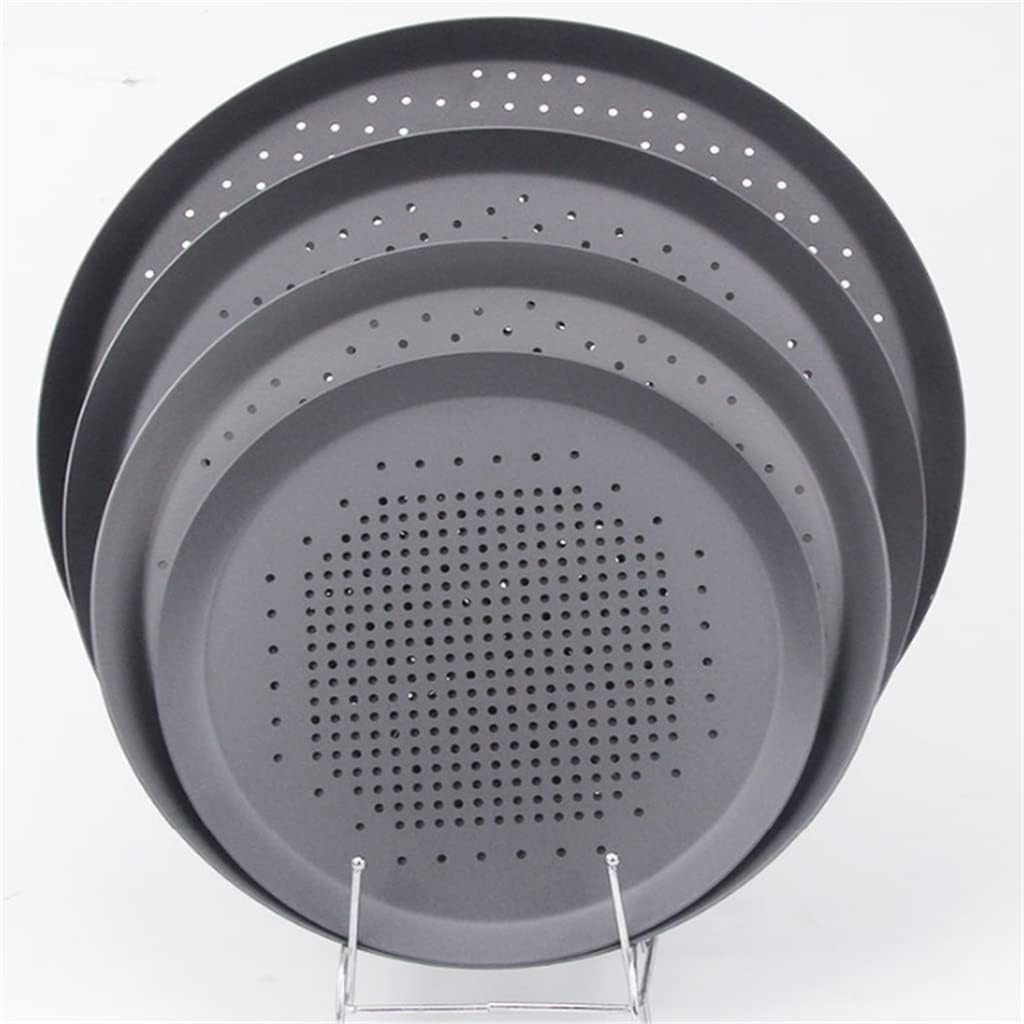 Nonstick Pizza Baking Pan Tray Plate Dishes Holder Bake Ware Baking Tool Accessories Pizza Screen Pan Metal Net