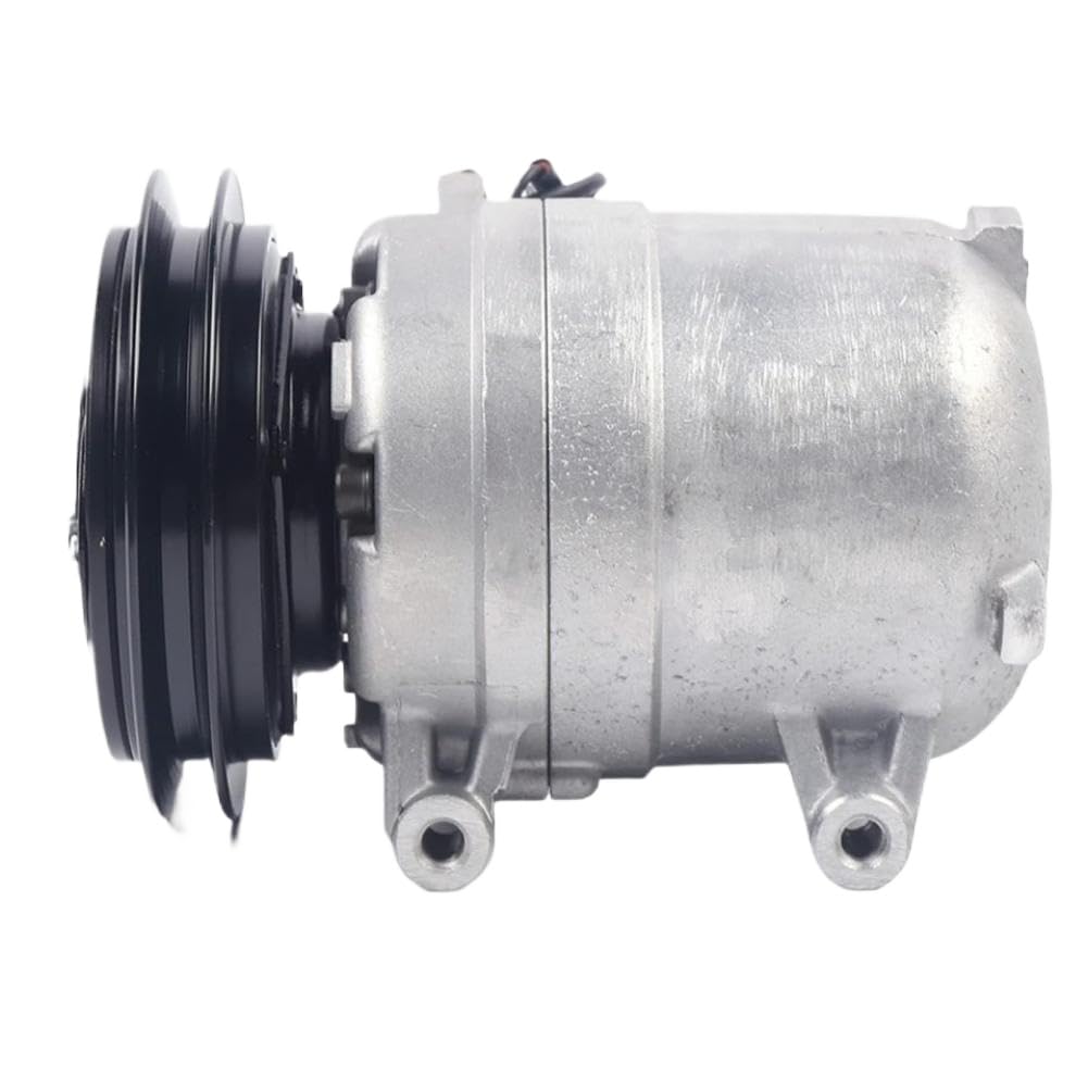 Xnyudbeha Onecolor Air Conditioning Compressor With Clutch 1 Groove Pulley Frosted Cnc Machined Compatible With Frontier 2.4L