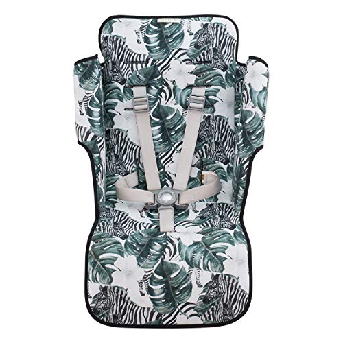 JANABEBE Mat Compatible with Maclaren Quest (New Version: Padded) (Zebra)