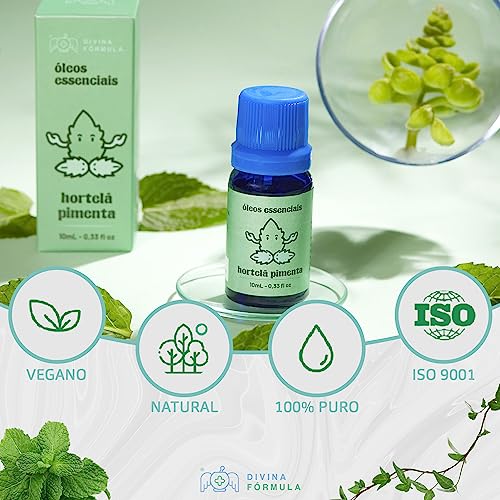 Óleo Essencial Menta Piperita 10mL Divina Fórmula