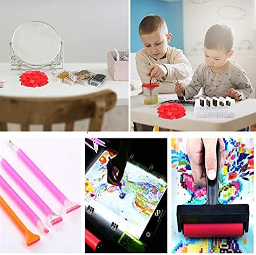 100 Pcs Diamond Painting Glue Clay Diamond Painting Tools Diamond Painting Accessories for Embroidery Crossing-Stitch Painting Tool DIY Art Craft and Nail Art- (2 x 2 cm)