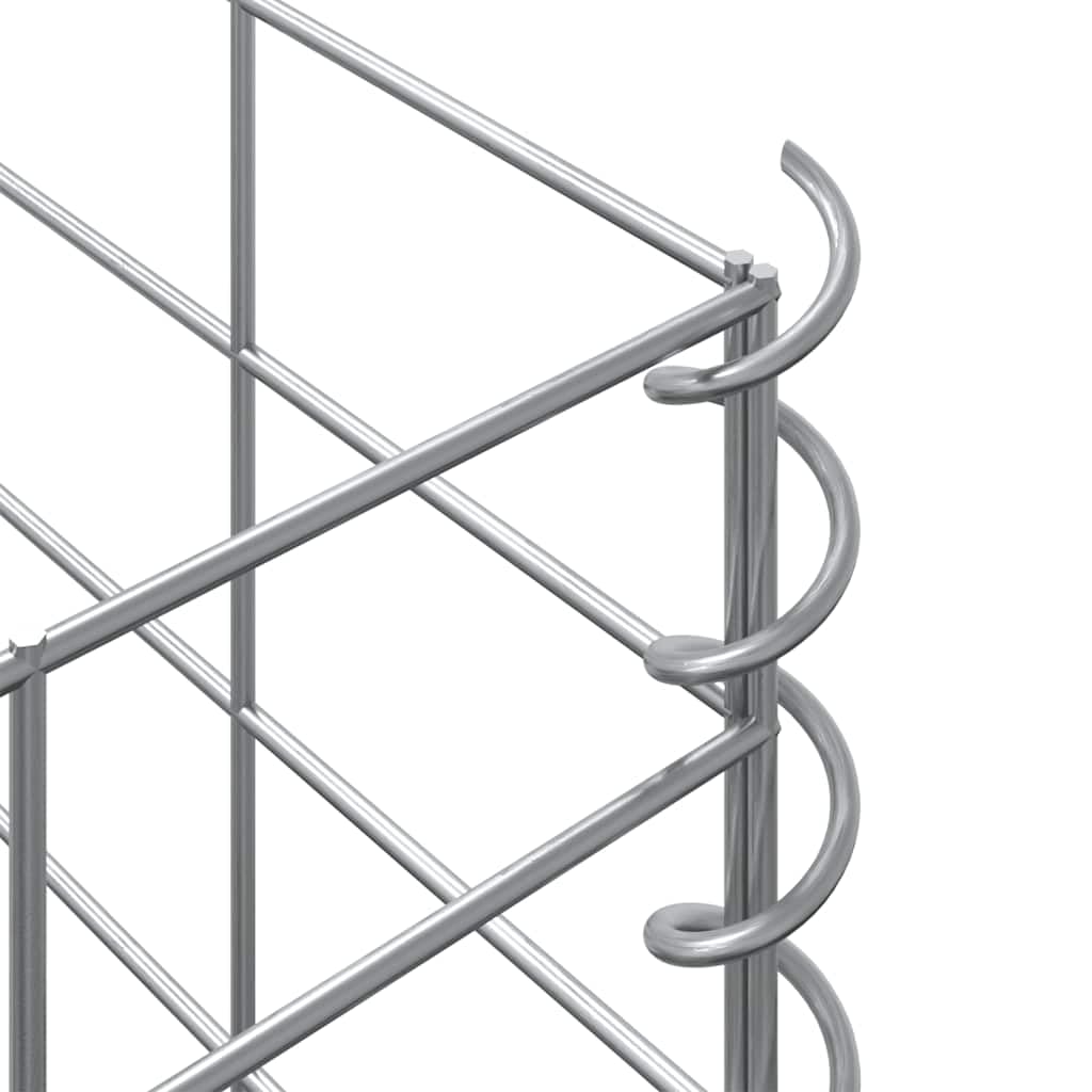 Lumanois Fioriere Rialzate a Gabbione 3 pz 30x30x150 cm in Ferro, Casa e Giardino,Prato e giardino,Giardinaggio,Vasi e fioriere, 16.85kg-151250