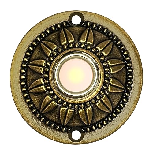 WESUA Brass LED Doorbell Button