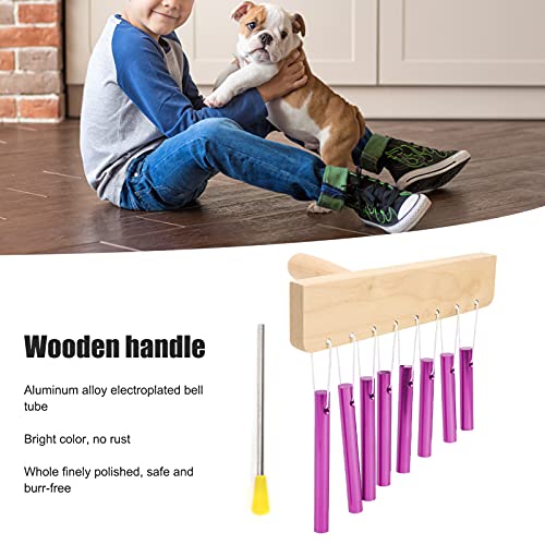 8-Tone Chimes, Wind Chimes Percussie Instrumenten Aluminium voor Peuterspeeltjes voor Kinderen (Paars) - Image 4