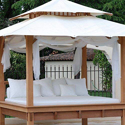 Keqiaosuocai White Sheer Window Scarf Valance Sheer Fabric For Draping Curtain Toppers For Wedding Party Girls Room Bed Canopy Scarves 52 Inches Wide By 216 Inches Long White #TOP1