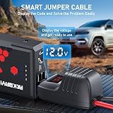 ATKMAYI 3000A Jump Starter Battery Pack, 20000mAh Car Battery Booster for Up to 10.0L Gas and 8.0L Diesel Engines, Portable Jump Starter Box with Type-C Quick Charge 3.0 and LED Light - 5