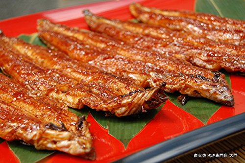 紀州職人焼　一串づつ丁寧に焼き上げた　国産炭火蒲焼3尾　３本で約６人前