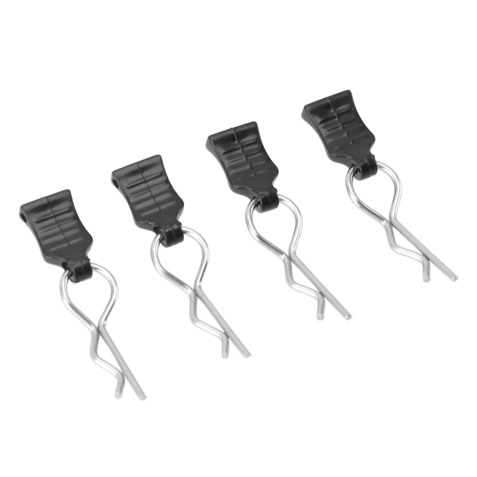 4pcs Premium RC Body Clips with Pull Tabs, R Pin Clips for RC Car - Upgrade and Replacement Parts for 124008 124010