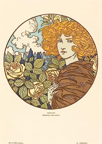 Peinture sur Toile Stores d'Eugène Grasset pour Chambre