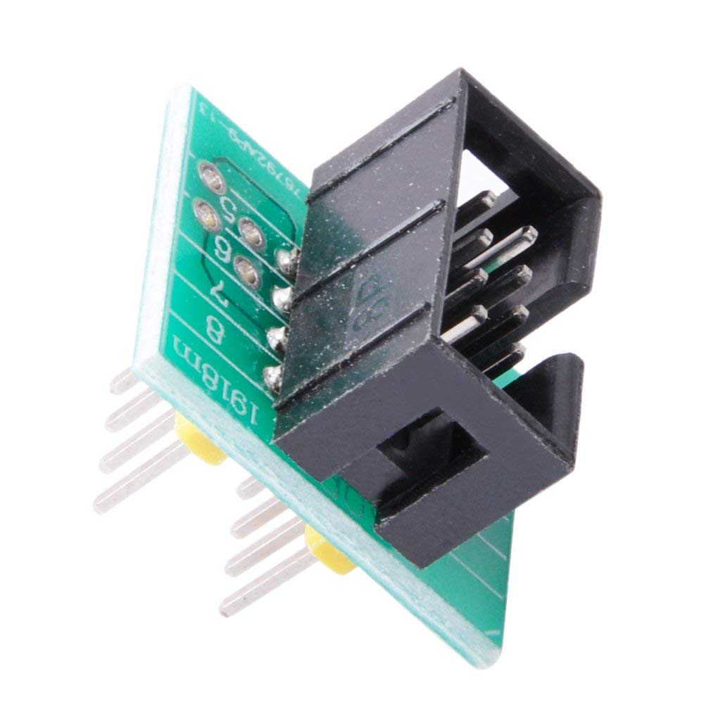 HiLetgo SOIC8 SOP8 Flash Chip IC Test Clip IC Socket Adapter 150MIL 205MIL BIOS/24/25/93