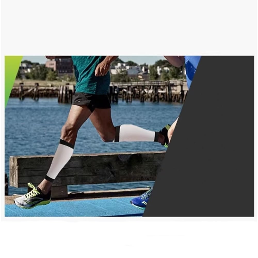 Sport-Wadenmanschetten Kompressions-Beinlinge, Sport-Wadenwärmer, Fußball, Reiten, Springseil, Laufen, Schutzausrüstung(L)
