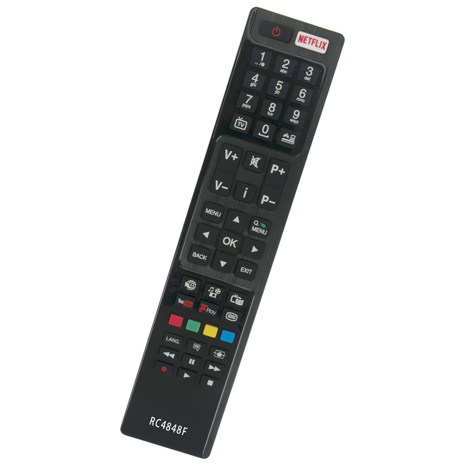 Telecomando Originale RC4848 Per TV Hitachi, Bush, Techwood – Sostituisce 30086057, 30091082