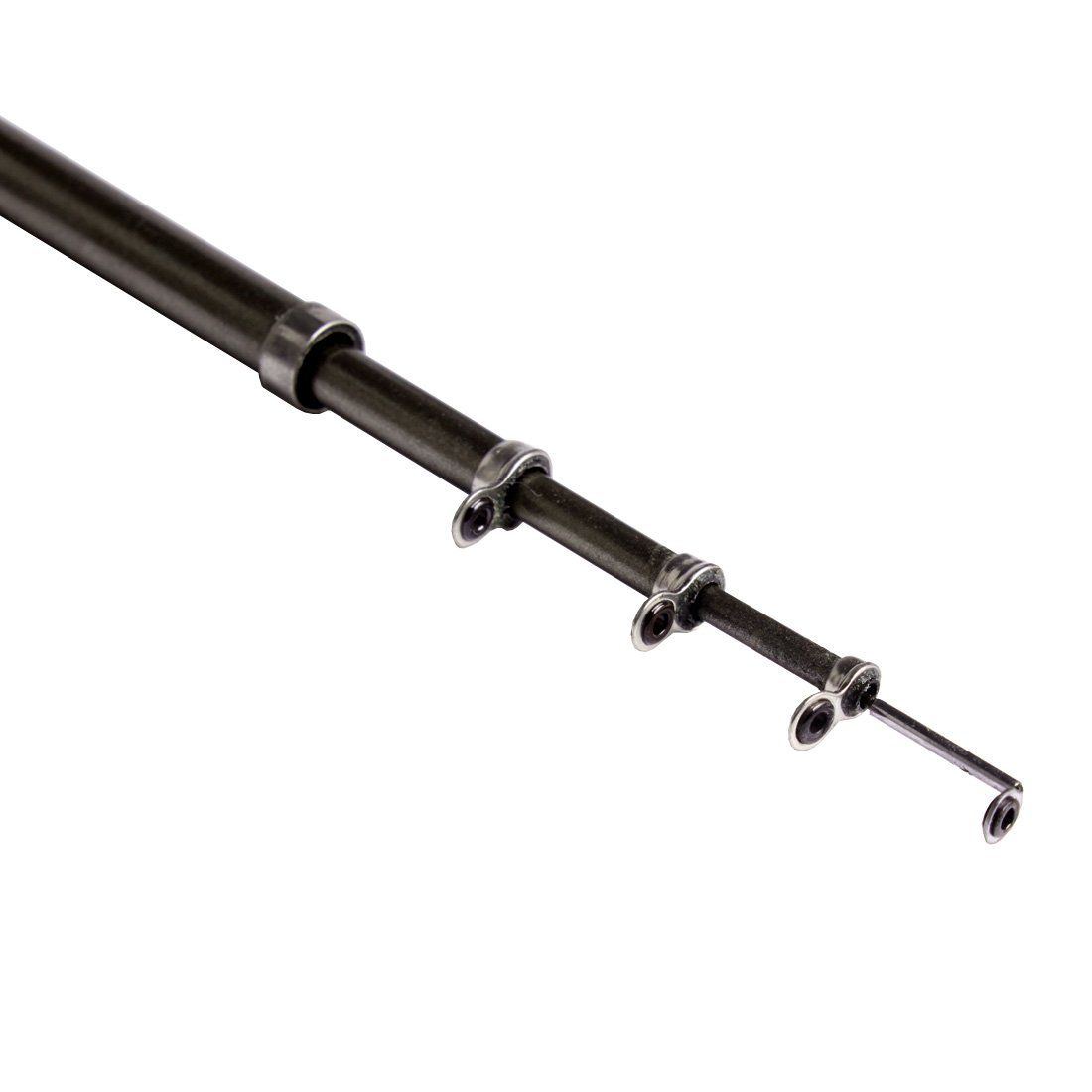 Andux Mini rybołówstwo Rod notes narzędzie rybołówstwo węglowe wędka wędkarska na słoną wodę spinningową gbg-01, czarna