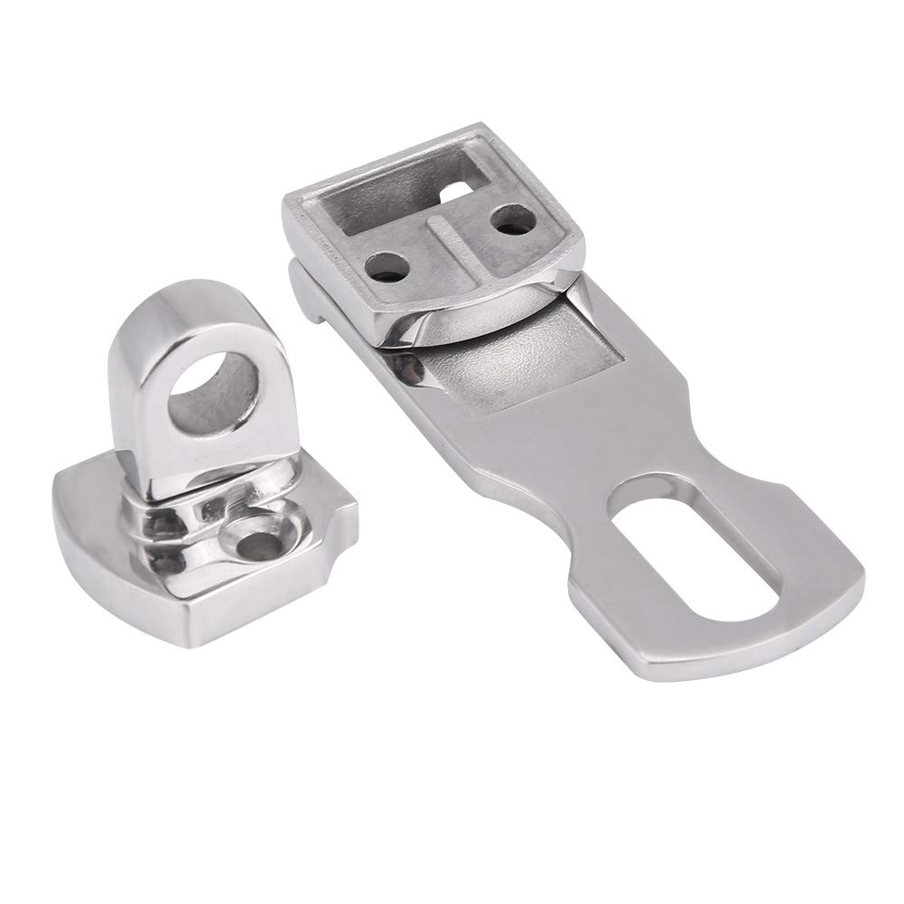 chiusura gavoni barca chiusura gavoni barca Dispositivo di fissaggio per boccaporto per barche, chiusura in acciaio inossidabile 75 mm con morsetto per chiavistello con chiusura a scatto per bar