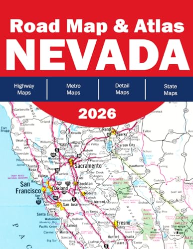 Nevada Road Map - Nevada Road Atlas - Nevada Road Trip Map