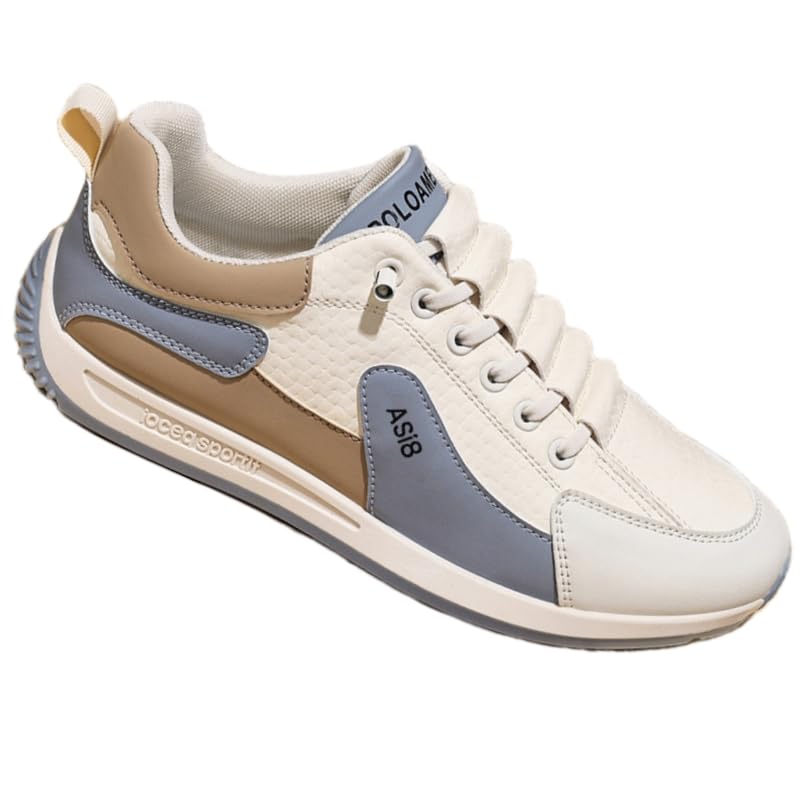 Men's Sports Shoes - Comfortable and Slip-Resistant Casual Shoes, Featuring a Rubber Sole, with a Lacing Design, and a Soft Sole. Suitable for All Seasons, They are Ideal for Daily Casual Occasions.