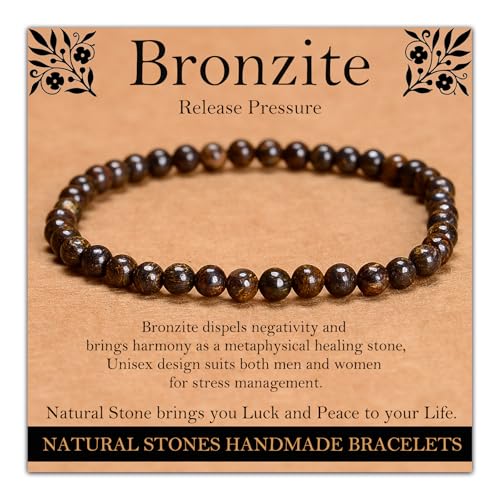 Handmade Natural Gemstone Elastic...