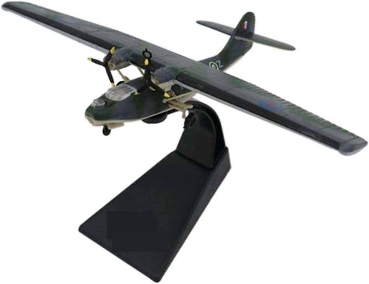 Die Cast Plane 1:144 for PBY 5 Fighter Static Metal Simulation Scale Alloy Aircraft Model Die-cast Craft Collection Finished Metal Airplane
