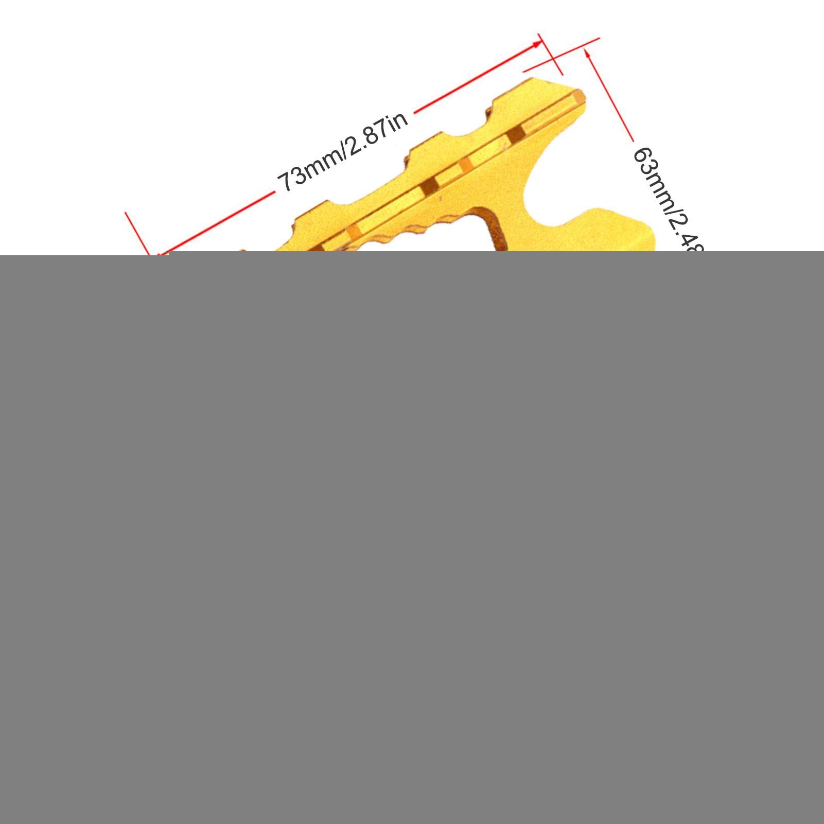 Coppia di pedali per biciclette a sgancio rapido, in lega di alluminio, per bici da strada, mountain bike e biciclette pieghevoli (oro (confezionato