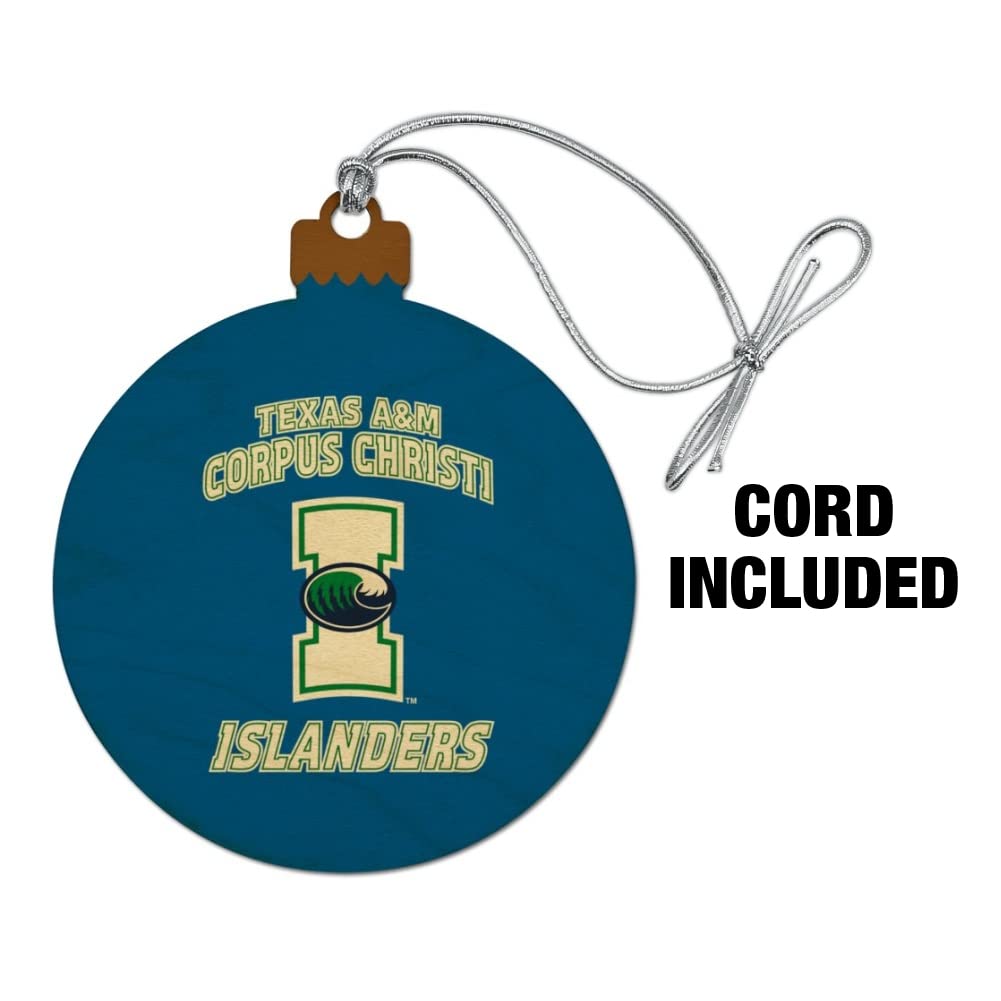 GRAPHICS & MORE Texas A&M -Corpus Christi Islanders Wood Christmas Tree Holiday Ornament