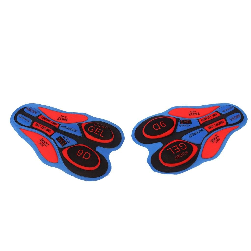 SAZ DEKOR 2pcs Cycling Shorts Pad Women Men Cushion Bike Seat Protector Accessories 9D-picture-47