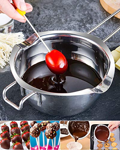 image for SONGZIMING Stainless Steel Double Boiler Pot for Melting Chocolate, Ca