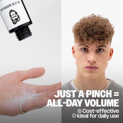 5. Bild von Slick Gorilla Haarstyling-Puder für Männer 20 ml | Texturpuder | Mattes Finish | 24 Stunden Halt | Volumen & Textur | Leichtgewichtig | Nicht klebrig | Kein Glanz